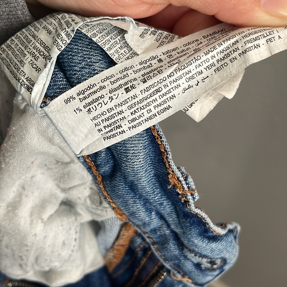 ZARA High Rise Skinny Fit Jeans Size 29 - Picture 7 of 7